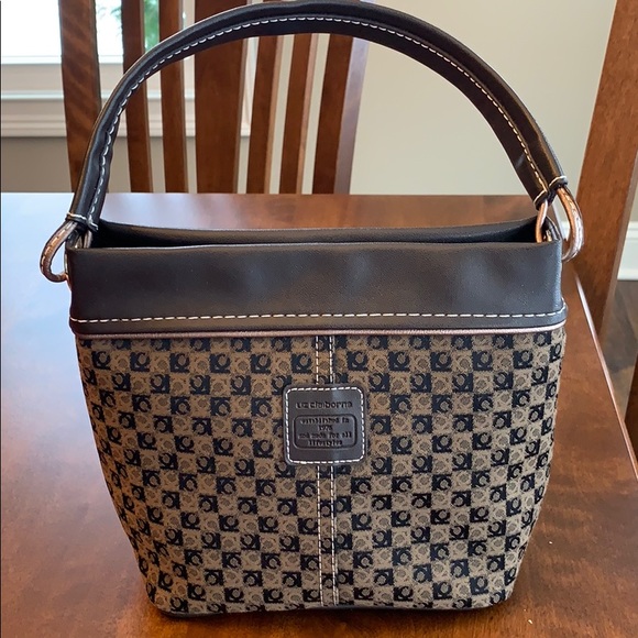 Liz Claiborne Brown Signature Handbag - Picture 2 of 11